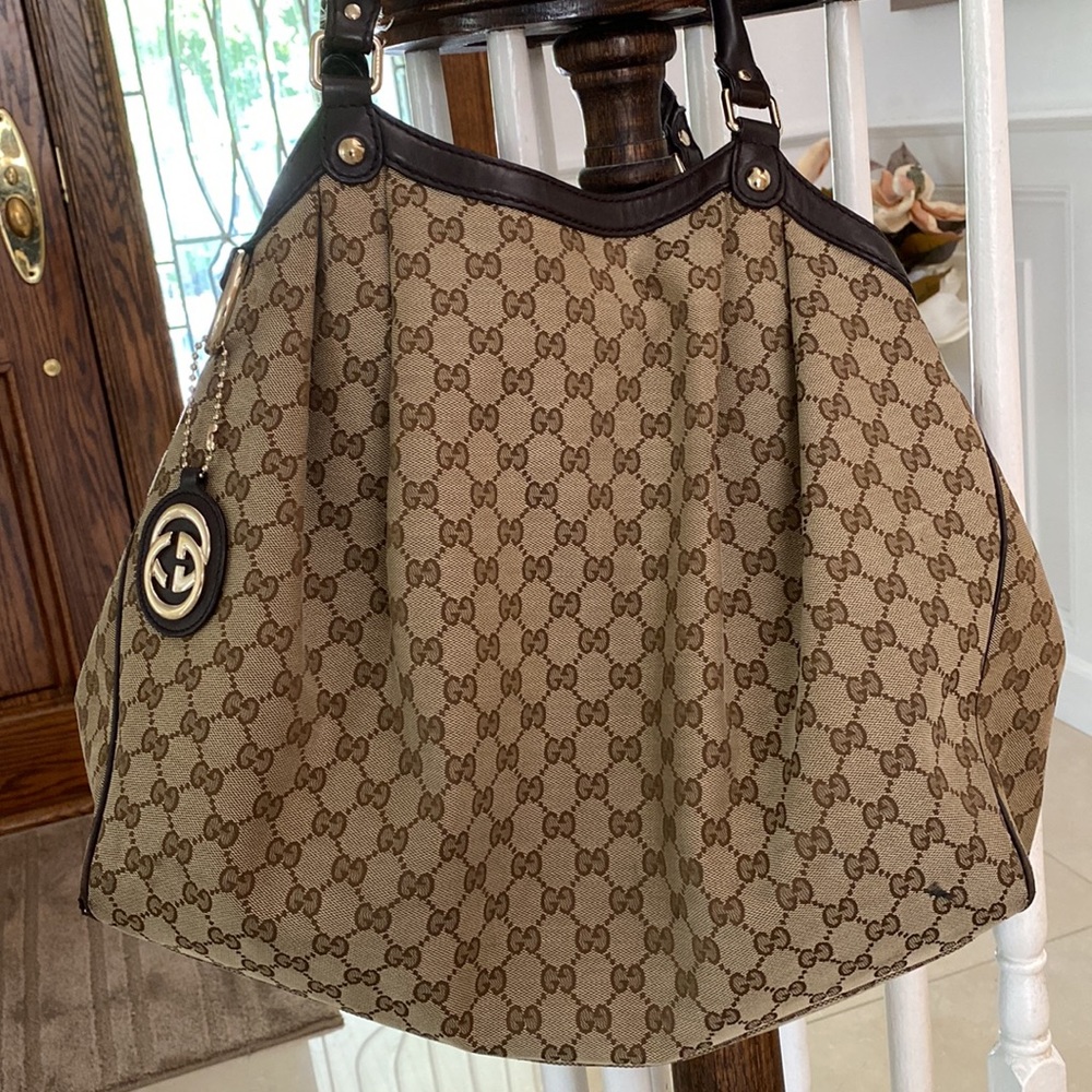 Gucci Sukey Original Canvas Tote